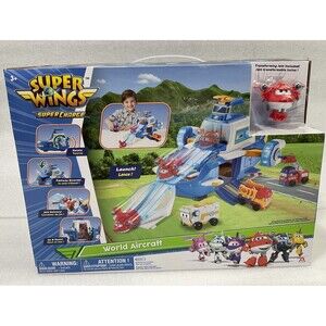 Super Wings Transform-A-Bot World Aircraft Play Set
